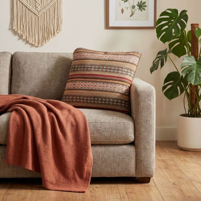 handgewebter Kelim Schahsawan-Kissen aus Persien Maß 45x42 cm