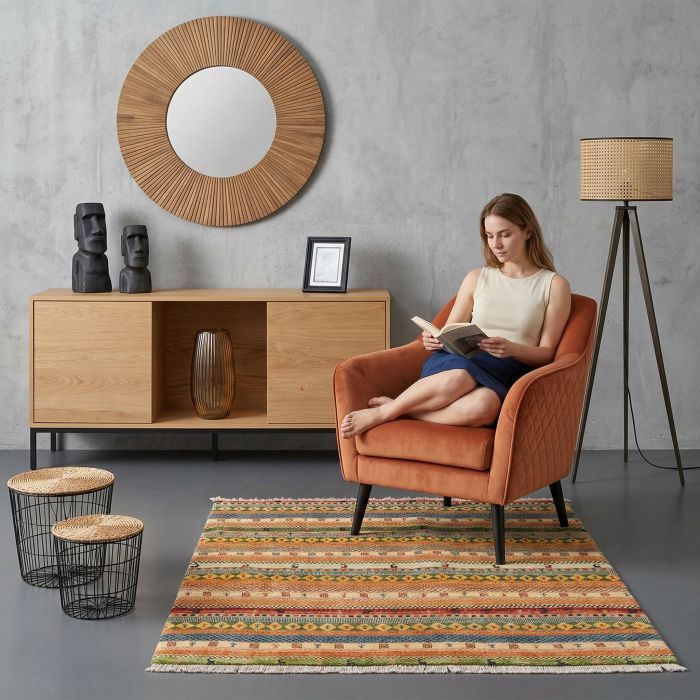 handgeknüpfter Orienteppich Bidjar-Novum aus Persien Maß 130x117 cm