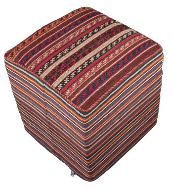 Bild von Schahsawan-Sitzwürfel aus Persien in der Größe 42 x 42 cm