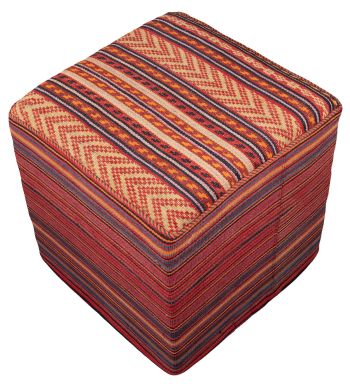 Bild von Schahsawan-Sitzwürfel aus Persien in der Größe 47 x 47 cm