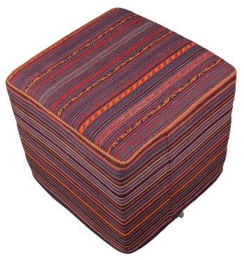 Bild von Schahsawan-Sitzwürfel aus Persien in der Größe 47 x 47 cm