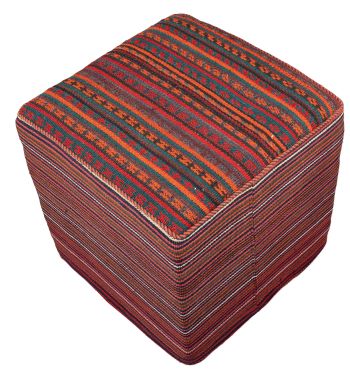 Bild von Schahsawan-Sitzwürfel aus Persien in der Größe 47 x 47 cm