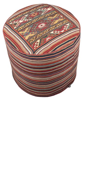 Bild von Schahsawan-Hocker aus Persien in der Größe 47 x 47 cm