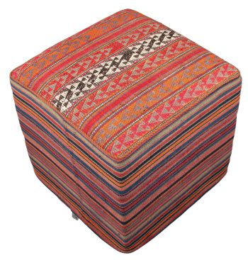 Bild von Schahsawan-Sitzwürfel aus Persien in der Größe 47 x 47 cm