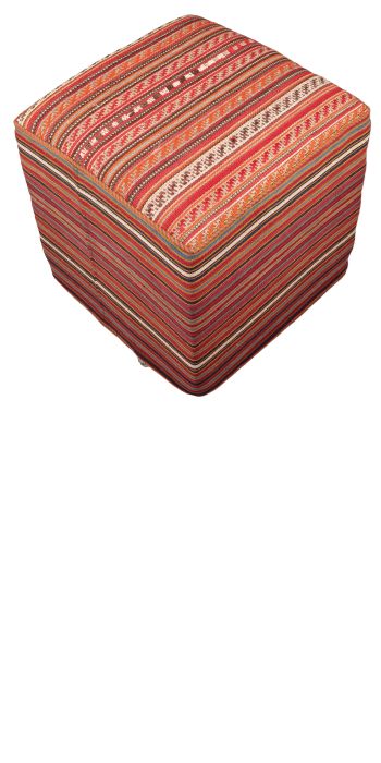 Bild von Schahsawan-Sitzwürfel aus Persien in der Größe 47 x 47 cm