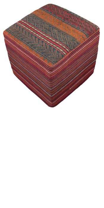 Bild von Schahsawan-Sitzwürfel aus Persien in der Größe 47 x 47 cm