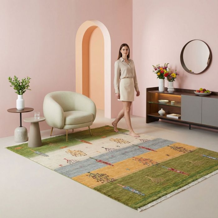 handgeknüpfter Orienteppich Bidjar-Novum aus Persien Maß 234x200 cm