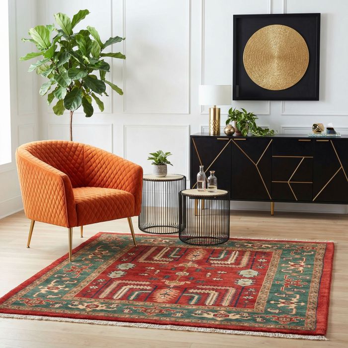 handgeknüpfter Orienteppich Ghadimi aus Persien Maß 150x140 cm