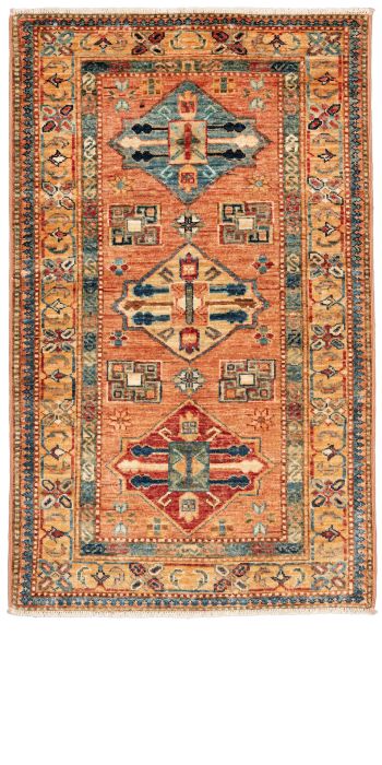 Bild von Kazak aus Afghanistan in der Größe 128 x 78 cm