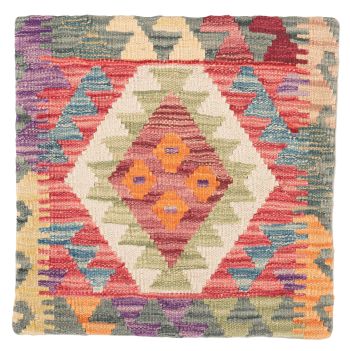 Bild von Ghazghar-Kissen aus Afghanistan in der Größe 46 x 45 cm