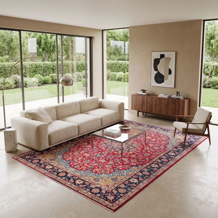 handgeknüpfter Orienteppich Essfahan aus Persien Maß 350x236 cm
