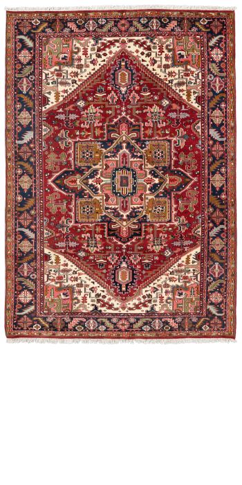 Bild von Heriz aus Indien in der Größe 331 x 244 cm