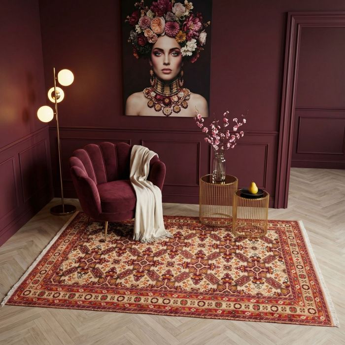 handgeknüpfter Orienteppich Seychur aus Kaukasus Maß 239x153 cm