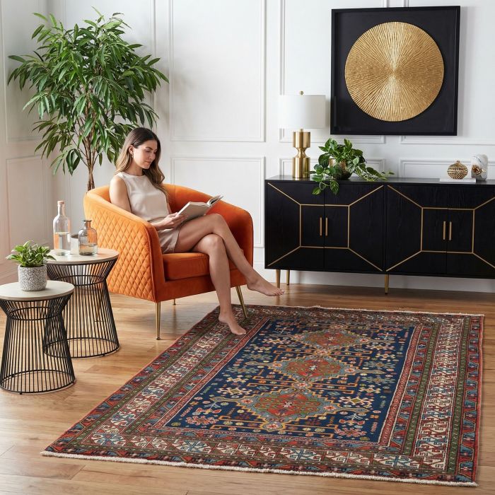 handgeknüpfter Orienteppich Kuba aus Azerbaidjan Maß 205x135 cm