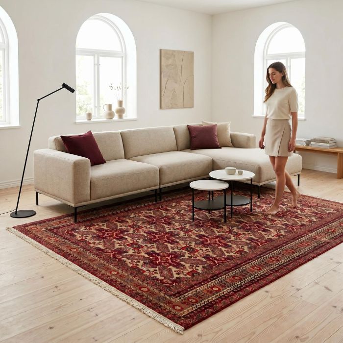 handgeknüpfter Orienteppich Seychur aus Kaukasus Maß 274x189 cm