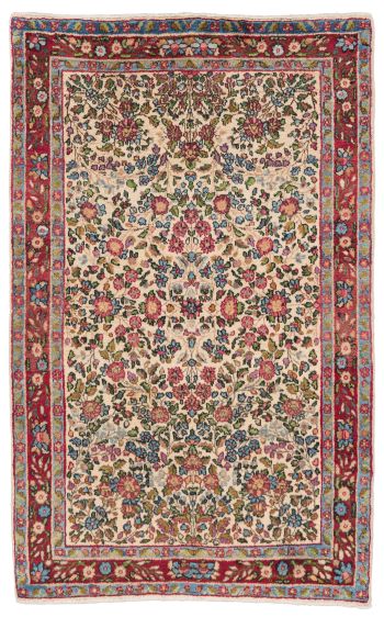 Bild von Kirman aus Persien in der Größe 147 x 92 cm