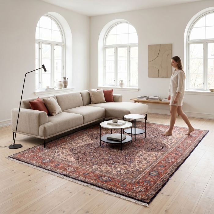 handgeknüpfter Orienteppich Sarough aus Persien Maß 295x206 cm
