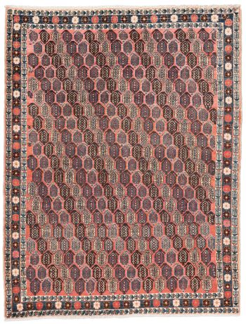 handgeknüpfter Orienteppich Afschar aus Persien Maß 174x133 cm