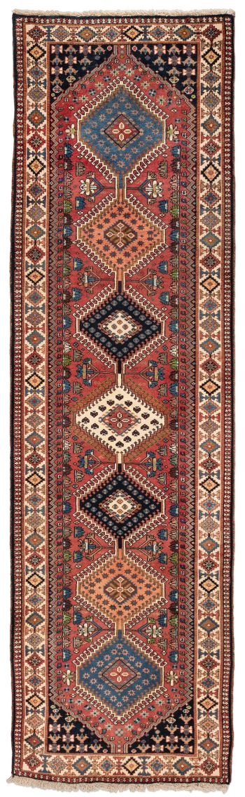 handgeknüpfter Orienteppich Aliabad aus Persien Maß 285x82 cm