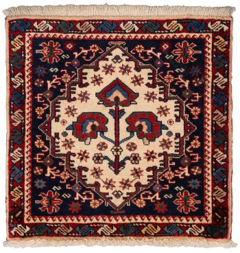 handgeknüpfter Orienteppich Aliabad aus Persien Maß 67x65 cm