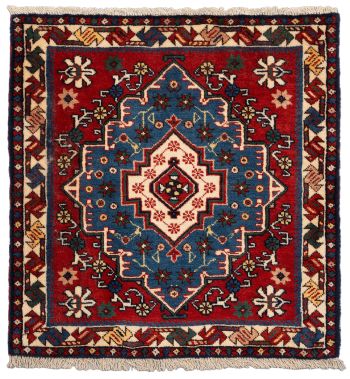 handgeknüpfter Orienteppich Aliabad aus Persien Maß 68x65 cm