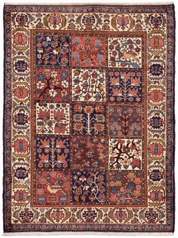 handgeknüpfter Orienteppich Bachtiar aus Persien Maß 145x110 cm