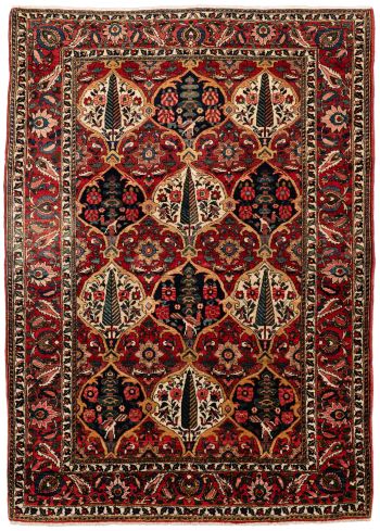 handgeknüpfter Orienteppich Bachtiar aus Persien Maß 206x147 cm