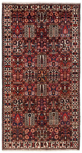 handgeknüpfter Orienteppich Bachtiar aus Persien Maß 307x163 cm