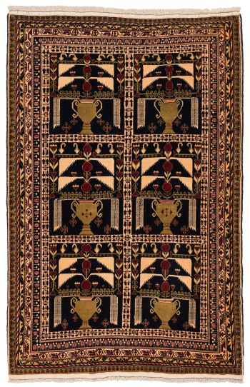 handgeknüpfter Orienteppich Belutch aus Afghanistan Maß 190x125 cm