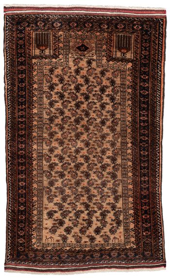 handgeknüpfter Orienteppich Belutch aus Persien Maß 137x86 cm