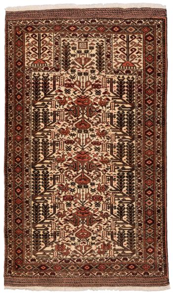 handgeknüpfter Orienteppich Belutch aus Persien Maß 149x86 cm