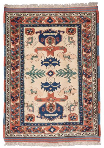 handgeknüpfter Orienteppich Bergamo aus Türkei Maß 126x91 cm