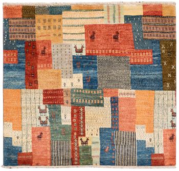 handgeknüpfter Orienteppich Bidjar-Novum aus Persien Maß 120x128 cm