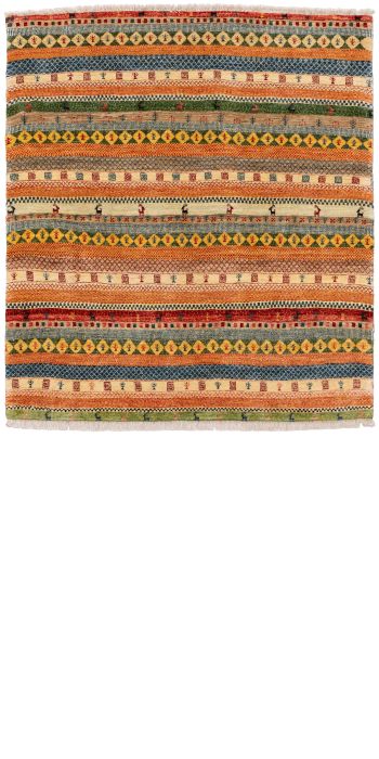 handgeknüpfter Orienteppich Bidjar-Novum aus Persien Maß 130x117 cm