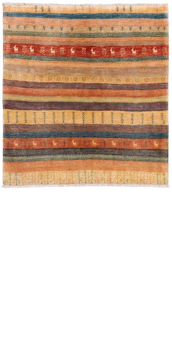 handgeknüpfter Orienteppich Bidjar-Novum aus Persien Maß 136x126 cm