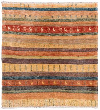 handgeknüpfter Orienteppich Bidjar-Novum aus Persien Maß 136x126 cm