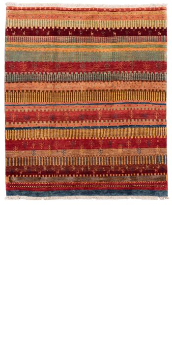 handgeknüpfter Orienteppich Bidjar-Novum aus Persien Maß 161x138 cm