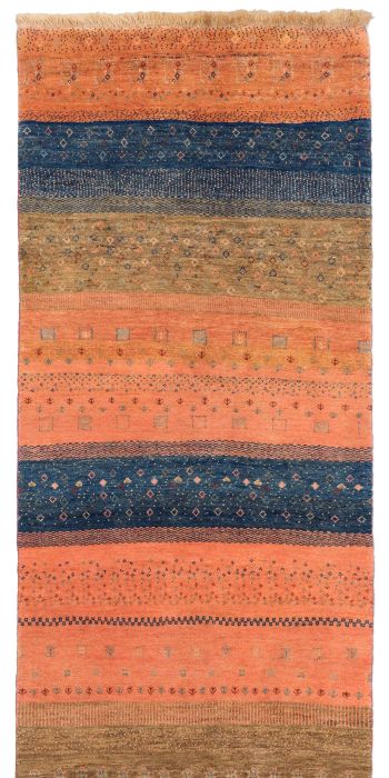 handgeknüpfter Orienteppich Bidjar-Novum aus Persien Maß 251x80 cm