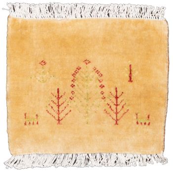 handgeknüpfter Orienteppich Bidjar-Novum aus Persien Maß 26x30 cm
