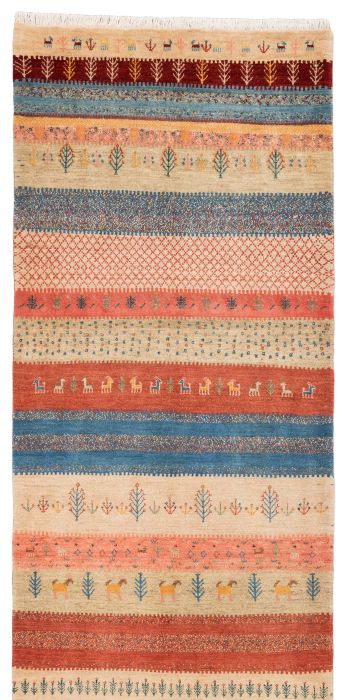 handgeknüpfter Orienteppich Bidjar-Novum aus Persien Maß 280x94 cm