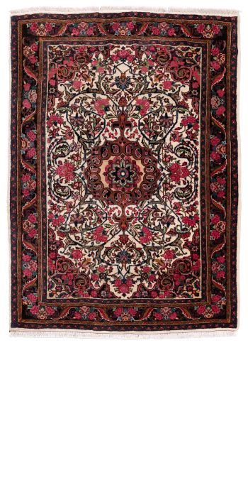 handgeknüpfter Orienteppich Bidjar aus Persien Maß 161x115 cm