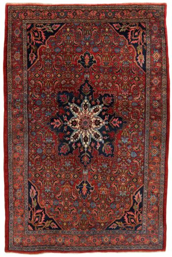 handgeknüpfter Orienteppich Bidjar aus Persien Maß 210x141 cm
