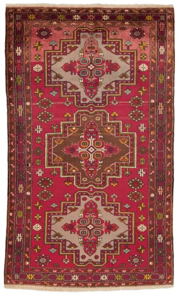 handgeknüpfter Orienteppich Derbent aus Azerbaidjan Maß 223x132 cm
