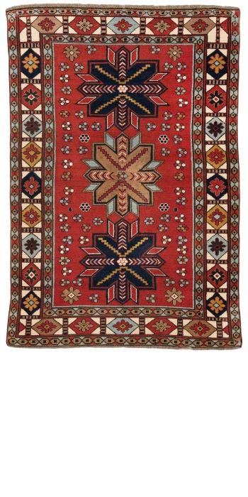 handgeknüpfter Orienteppich Derbent aus Dagestan Maß 175x119 cm