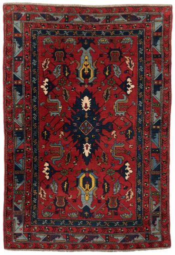 handgeknüpfter Orienteppich Derbent aus Dagestan Maß 190x131 cm