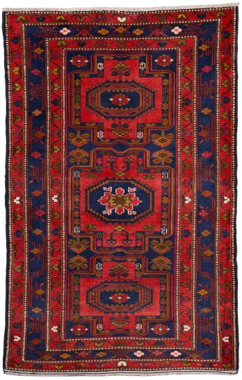 handgeknüpfter Orienteppich Derbent aus Dagestan Maß 208x135 cm