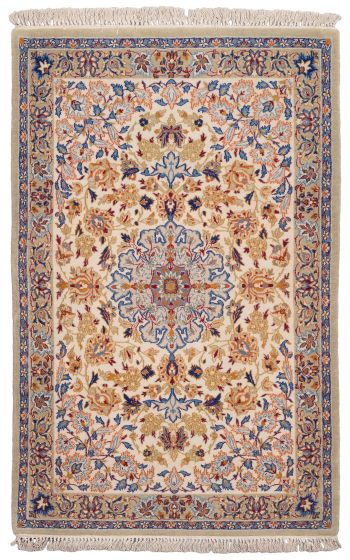 handgeknüpfter Orienteppich Essfahan aus Persien Maß 103x66 cm