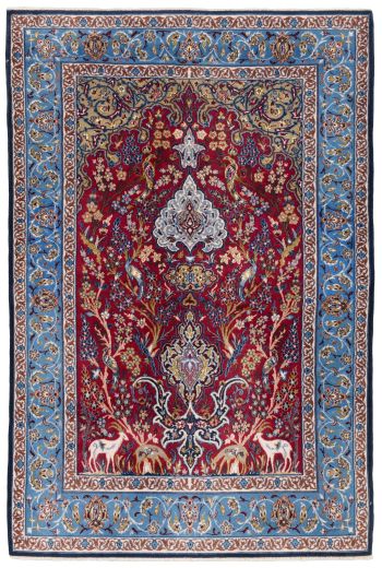 handgeknüpfter Orienteppich Essfahan aus Persien Maß 163x107 cm