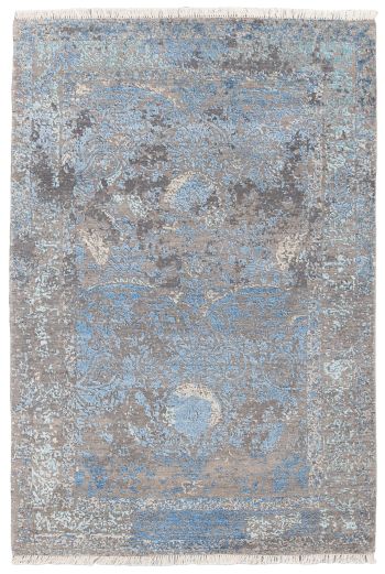 handgeknüpfter Orienteppich Eterno aus Indien Maß 182x123 cm