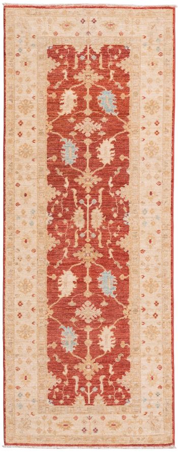 handgeknüpfter Orienteppich Ferahan aus Afghanistan Maß 199x77 cm